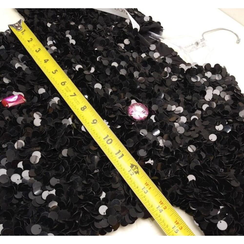 Cynthia Rowley Serena Black Sequin Dress - Picture 13 of 15
